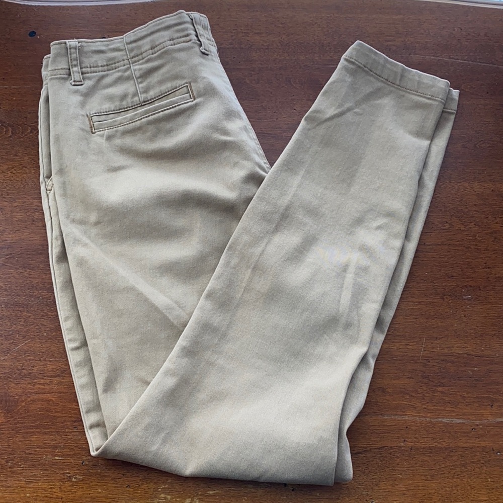 Khaki Skinny Jeans